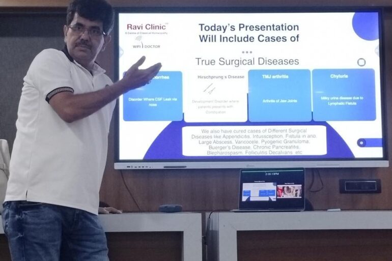 Lecture about Medicine Transmission at Ahmedabad Homoeopathic Medical college 2nd July 2025