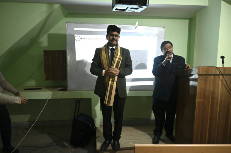 Lecture at G D Memorial Homoeopathic Medical College Patna Dec 2025