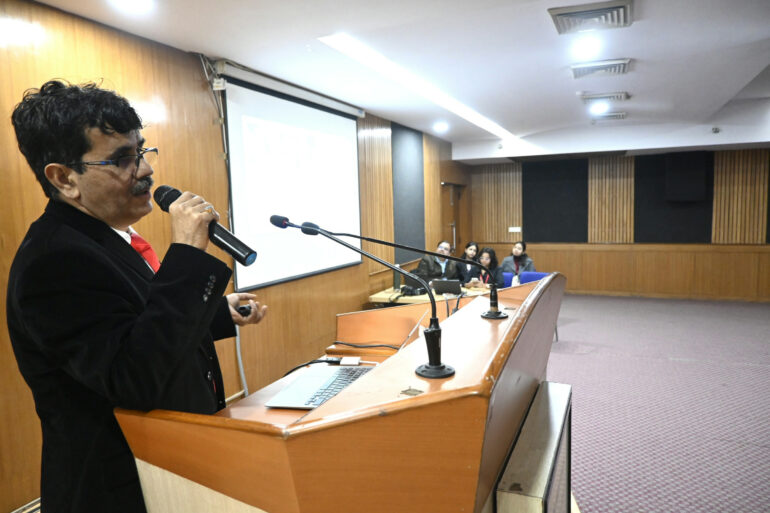 Seminar at Amity University Lucknow campus