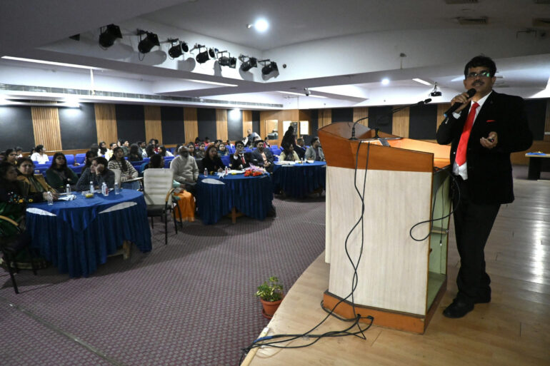 Seminar at Amity University Lucknow campus