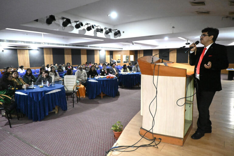 Seminar at Amity University Lucknow campus