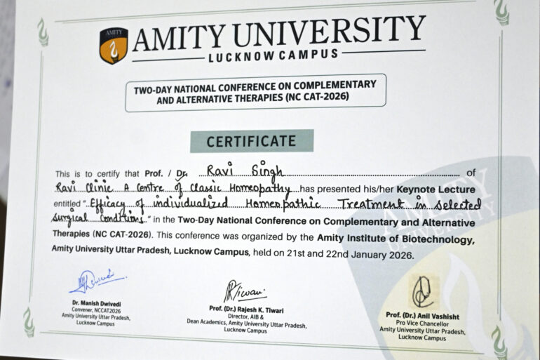 Seminar at Amity University Lucknow campus