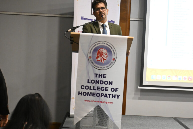 Dr. Ravi Represents India at International Homoeopathy Seminar in London