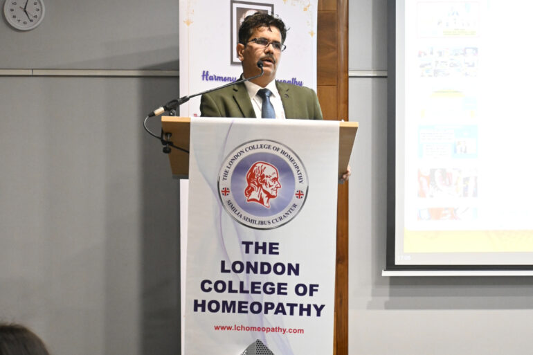 Dr. Ravi Represents India at International Homoeopathy Seminar in London