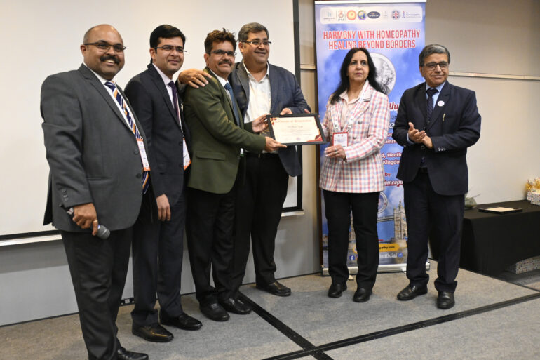 Dr. Ravi Represents India at International Homoeopathy Seminar in London