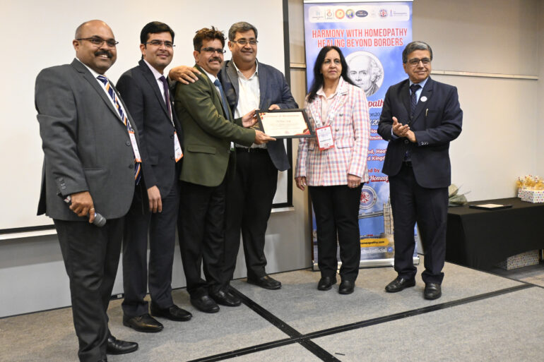 Dr. Ravi Represents India at International Homoeopathy Seminar in London