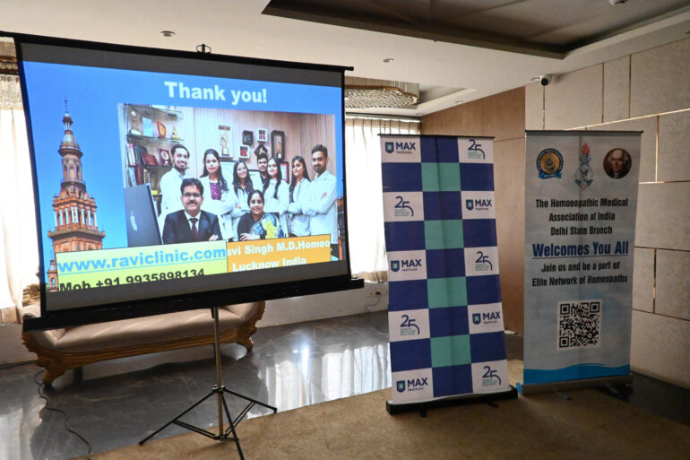 CME  by Max Super Speciality Hospital Dwarka, Homoeopathic Medical Association of India, and London College of Homeopathy.