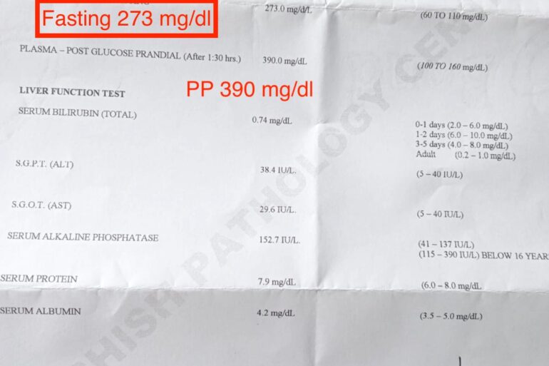 Wonderful Recovery from Diabetes Mellitus