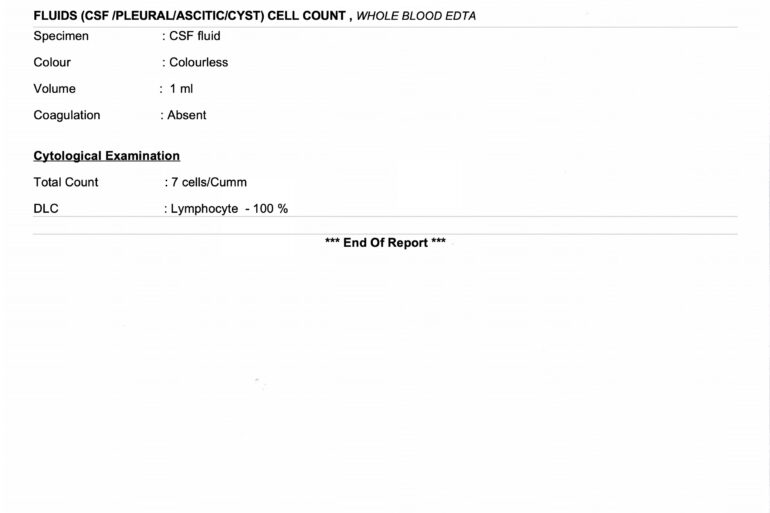 Recovery from CSF Leak Case from Guwahati