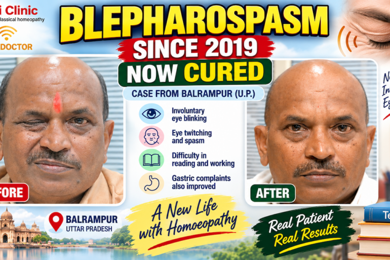 Blepharospasm Since 2019: A Remarkable Case from Balrampur