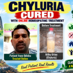 Cure of Chyluria in a patient From Odisha
